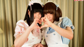 TGIRLJAPAN - Two Cutie Maid Fucked For Fun & Pleasure