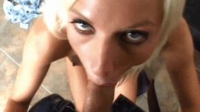 327 - Rapacious Blonde Gives Her Head before Being Fucked Doggystyle (MP4)
