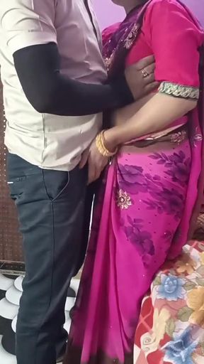 Captivating moment from &quot;As soon as the young maid enters the room, the owner catches hold of her and fucks her.&quot;