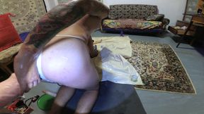 Xxxl Dildo in the Ass