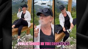 Public smoke in the mountains