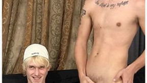 Young Blonde Surfer Sucks Trevor's Giant Uncut Cock