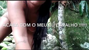 Aline tavares x el ogro - Último vídeo da série flagra na cachoeira do