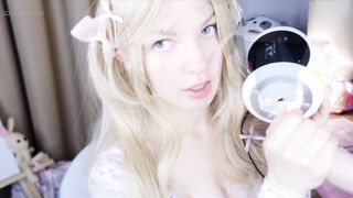 ASMR - BLOWY SUBSEQUENT HOMEWORK? SLOPPY LICKING, HANDJOB, PIE HOLE SOUNDS, 3DIO SOLY ASMR