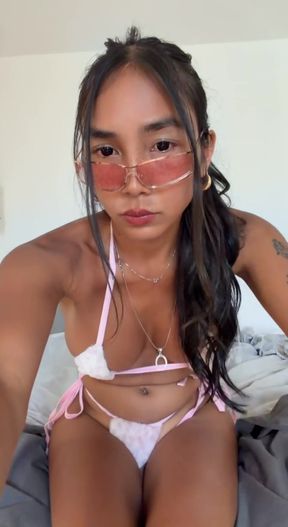 Woman in bikini
