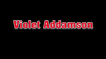 Violet Addamson Gloryhole Blowjob and Handjob