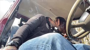 Picking Up A Stranger Milf And Fuck Her In My Car - Zilli Diana And Diana Zilli