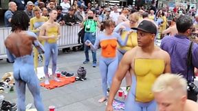 Blindsided by bare breasts on busy boulevards