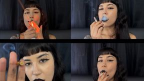 I love leaving black lipstick marks on my cigarette