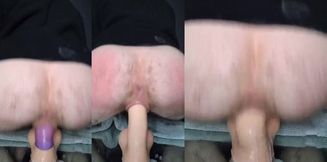 POV FTM squirts all over your cock after pulling condom off hairy trans boy