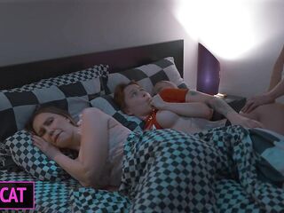 S3E6: Step mommy Shares bed with fresh Wife and Step daughter during the time that Step son screw 'em till cum inside