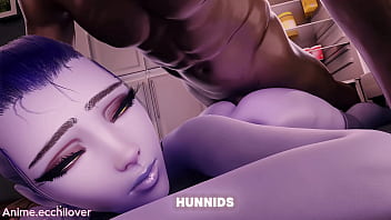Big Black Cock Fills Widow's Maker's Ass