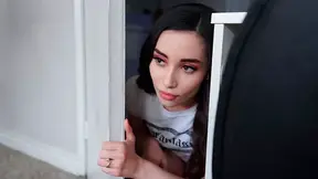Stepdad catches his daughter sneaking in late and makes her earn his silence