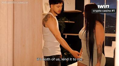 Mi madrastra me convence de follar con ella y no con mi novia