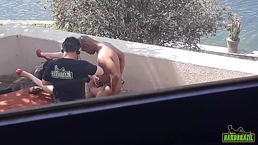 Casal Doidera filma escondido a Juju Doidera nos bastidores - Binho Ted