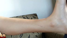 hairy armpits, micro biquini, exhibitionism and small penis humiliation