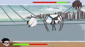 18titans episode 25 - sexy muscle fight - no commentary