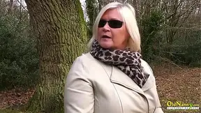 Busty British EXPERIENCED LADY self-pleasures during lesbian fun