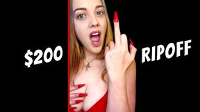 $200 RIPOFF buy it now RIP OFF Ripped Off Loser Humiliation AUDIO ONLY Paypig OINK OINK