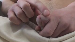 ForeskinFever.com - Muscular jock handles a stiff dick with eager hands