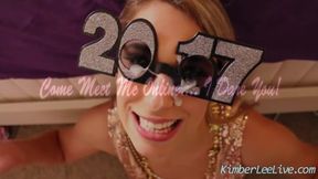 Kimber Lee Blows  bro for the New Year!