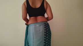 New married Saree romance &amp; fucking my hot &amp; beautiful wife PART -1