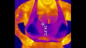 Sports Bra Try-On &mdash;  Boob Bounce Tests &mdash;  Naked Twerk Tease THERMAL POV (4K Portrait)