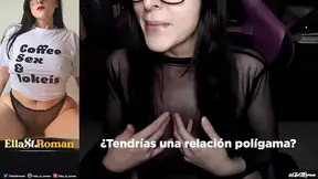 Hot Latin Stunner Answers Questions in Public Interview