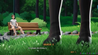 Peach Hills Division - Busty babe naked on the woods (1)