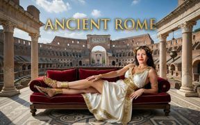 Ancient Rome Humiliation - Ex-husband Dragged From Lions to Foot & Toilet Slave