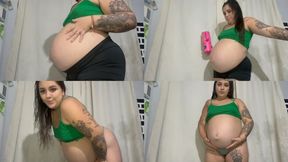 Hiccups and a pregnant belly