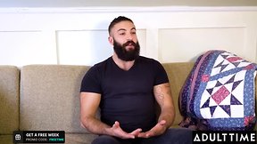 Mature time - trans stud trip richards savors bear partner's enormous pecker