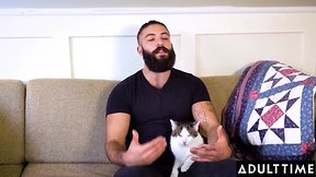 Mature time - trans stud trip richards savors bear partner's enormous pecker