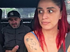 Ride-hailing app driver observes passenger masturbating,