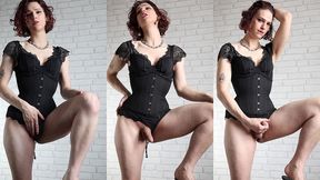 fluffy coats and lingerie make for the ultimate cuddling experience