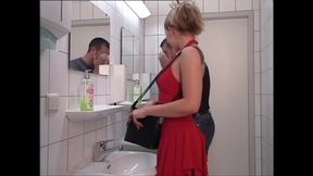 Beautiful Sexy Wife Ass Fucked in the Bathroom and Cumshot in Mouth by Big Amateur Cock