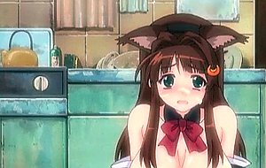 Beautiful animated in red dress