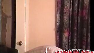 Old John enjoys jerking off his small hairy prick when solo