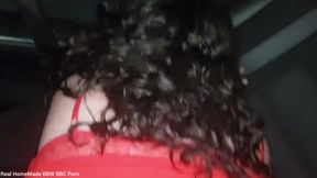 fucking British BBW anal hard and deep back of my car