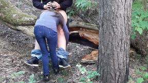 Peeped on Sex in the Forest with Two Lesbians - Lesbian-illusion