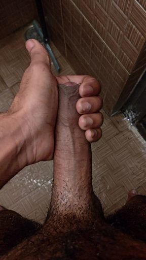In bathroom