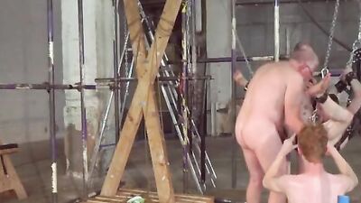 Bareback threesome with Alex Faux & Avery Monroe dominated by submissive Sebastian Kane