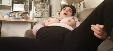 I was masturbating and he came to visit my hole with a dildo thoroughly enjoying it