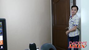 Big dicked Daddy has threesome with Gilbert and Andrew