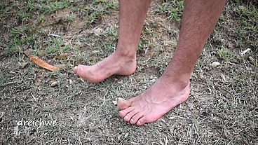 Feet in the grass