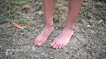 Feet in the grass