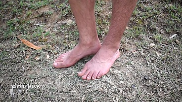 Feet in the grass