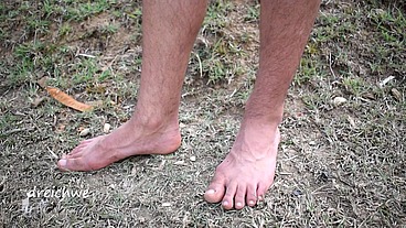 Feet in the grass