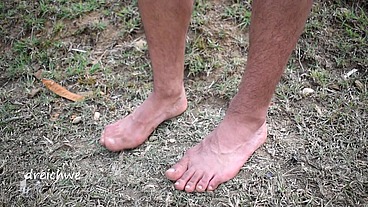 Feet in the grass
