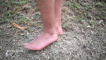 Feet in the grass